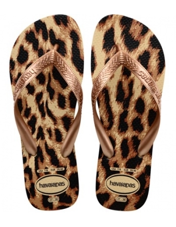 HAVAIANAS TOP ANIMALS AREIA/ROSE GOLD/ROSE GOLD 8625 35/36