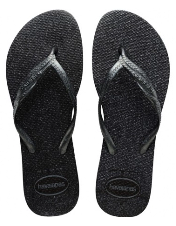 HAVAIANAS FANTASIA GLOSS PRETO/CINZA 0006 35/36