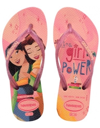 HAVAIANAS KIDS SLIM PRINCESS ROSA BALLET 0076 25/26