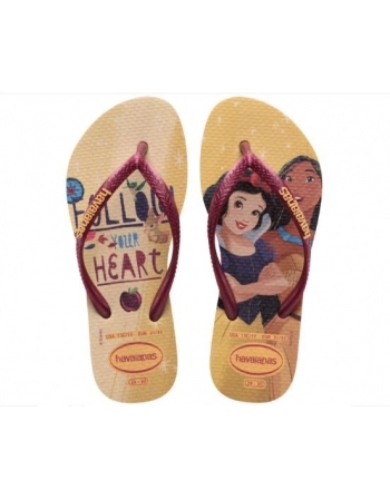 HAVAIANAS KIDS SLIM PRINCESS DOURADO 0570 25/26