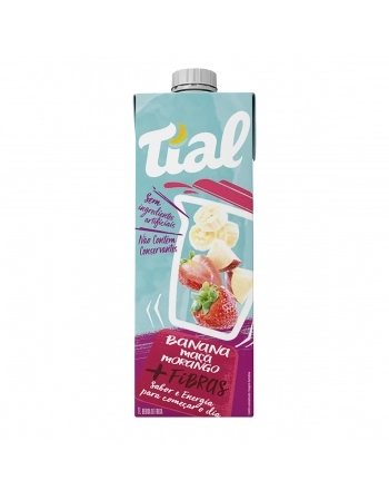 TIAL SUCO BANANA MACA MORANGO FIBR VIT 12X1000ML