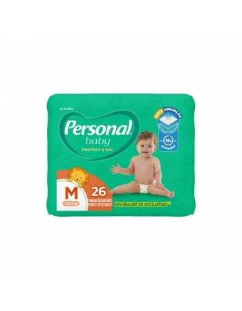 FRALDA PERSONAL BABY PROTECT MÉDIA JUMBO 12X26