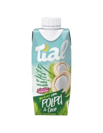 TIAL AGUA DE COCO COM POLPA 12X330ML