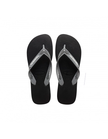 HAVAIANAS PWR LIGHT SOLID PRETO/CINZA ACO 6328 39/40