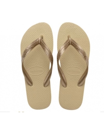 HAVAIANAS COLOR MIX AREIA/DOURADO CLARO 2719 41/42