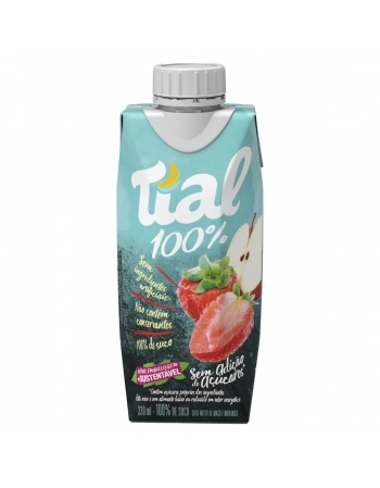 TIAL SUCO MORANGO 100 TIAL 12X330 ML