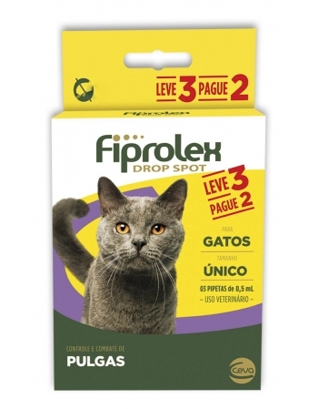 FIPROLEX GATOS 72X3X0.50ML BR