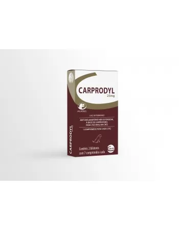 CARPRODYL 25MG 14T BR