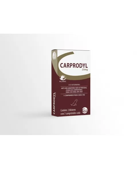 CARPRODYL 25MG 14T BR