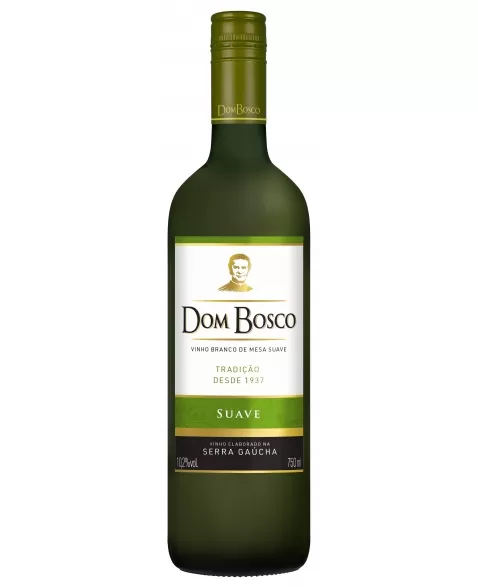 VINHO DOM BOSCO BRANCO SUAVE 750ML 12X1