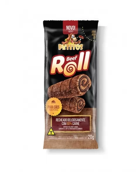 DISPLAY PETITOS BEFF ROLL 15X30X20G