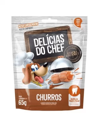 DISPLAY MINI CHURROS 10X65G - DELICIAS DO CHEF