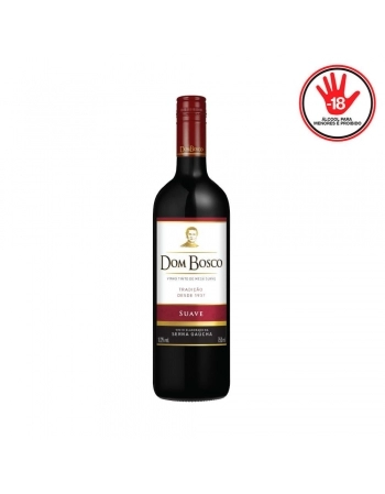 VINHO DOM BOSCO TINTO SUAVE 750ML 12X1