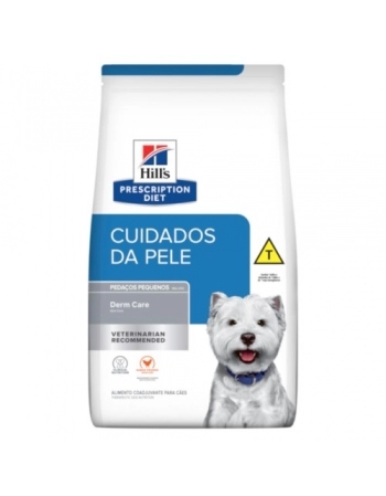 HILLS PD CAES ADULTOS CUIDADOS COM A PELE - PEDAÇOS PEQUENOS 7,5KG