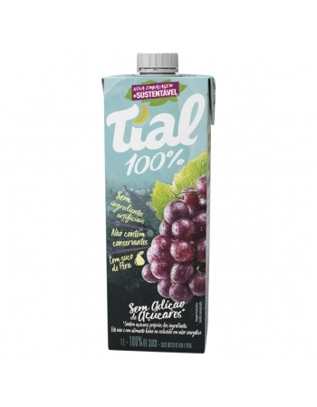 SUCO MISTO UVA PERA 100% TIAL 12X1000ML