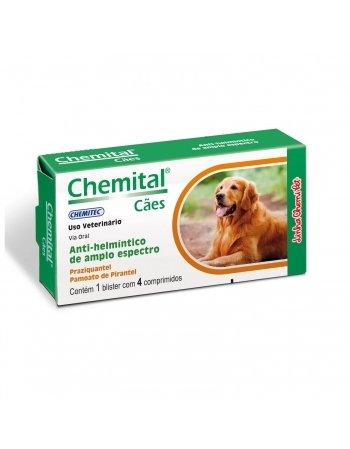 CHEMITAL CÃES CARTUCHOS C/ 4 CP