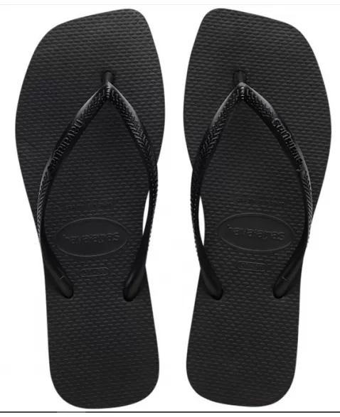 HAVAIANAS SLIM SQUARE PRETO 0090 35/36