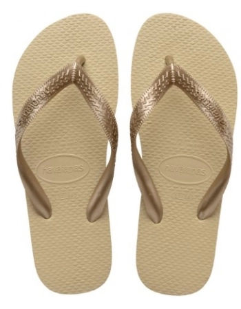 HAVAIANAS COLOR MIX AREIA/DOURADO CLARO 2719 35/36