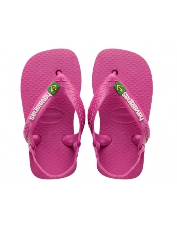 HAVAIANAS N.B. BRASIL LOGO ROSA GUM/ROSA GUM 5342 17/18