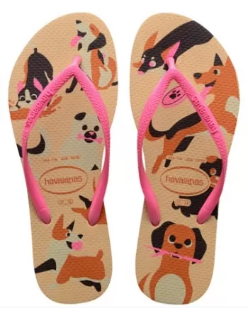 HAVAIANAS SLIM PETS DOURADO 0570 35/36