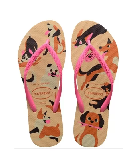 HAVAIANAS SLIM PETS DOURADO 0570 35/36