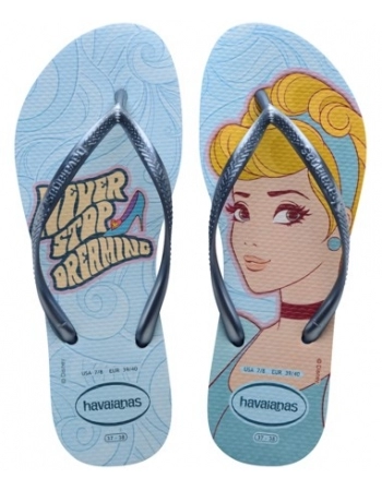 HAVAIANAS SLIM PRINCESAS VENTO 1804 37/38