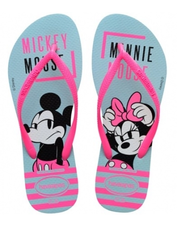 HAVAIANAS SLIM DISNEY AZUL WATER 2404 37/38